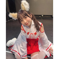 池本しおり、3年ぶりの“巫女さん”姿！ 獣耳×白ニーハイで可愛くセクシーに… 画像