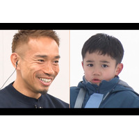 長友佑都と平愛梨の長男・バンビーノくんが登場！ 雪だるまに話しかけられた時の反応は…『モニタリング』 画像