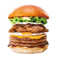 ロッテリア、“肉の日”に『たまてりバーガー』『絶品チーズバーガー』のキングサイズが登場！ 画像