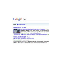 米Google、ネットの情報を数秒後に表示するリアルタイム検索 画像
