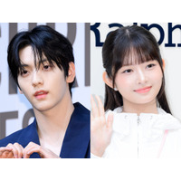 TXT・スビン＆IVE・レイ、雨の中で“相合傘”?!映画の名シーン再現に共演者胸キュン 画像