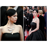 TWICE・MINA、新作ジュエリーを身にまとってカンヌ国際映画祭のレッドカーペットに登場！ 画像