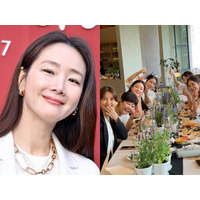 『冬のソナタ』から23年…チェ・ジウ、50歳の誕生日パーティーに人気女優が勢ぞろい「娘は今5歳よ」 画像