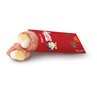 マクドナルドが不二家がコラボ！ ペコちゃんマークの「ミルキーパイ」など3種が7月2日より販売 画像