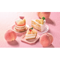 山梨県産白桃使用「ももケーキ」が本日発売！シャトレーゼから白桃スイーツ5種が登場 画像