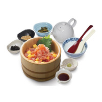 締めはだし茶漬けに！おひつごはん四六時中、“まぐろたたき”と“いくら”の「海鮮おひつごはん」が登場 画像