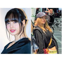 BLACKPINK・リサ、大胆“見せパン”ファッションで日本満喫！鞄の日本キャラにも注目【PHOTO】 画像