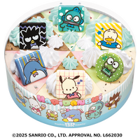サンリオ“6にんの男のコ”ユニット「はぴだんぶい」がサーティワンアイスケーキに！9月12日より販売開始 画像