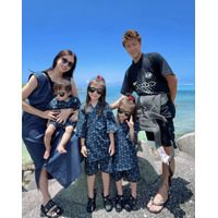 丸高愛実、沖縄・宮古島での家族旅行を満喫！1歳息子のプールデビューも 画像