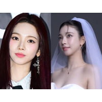 「今日私結婚する」aespa・カリナが花嫁に!?純白ウェディングドレス姿の圧巻美貌でファンを虜に 画像
