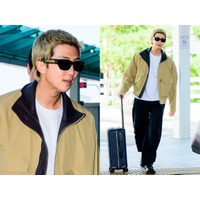 BTS・RM、181cmの圧巻スタイルで空港を魅了！“ワールドクラス”オーラ全開でイタリアへ出国【空港写真】 画像