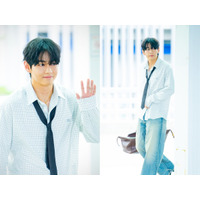 BTS・Vの「ダンディな空港ファッション」が話題、パリへ出国【PHOTO】 画像