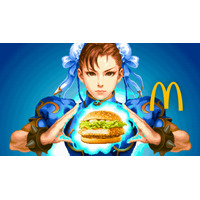 マクドナルドに『ストリートファイター』初登場！3種類の期間限定バーガーが22日発売 画像
