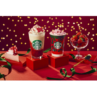スターバックス、クリスマスの新作「ストロベリー&ジョイフルメドレー」フラペチーノが11月1日発売! 画像