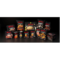 日本史上最多のNetflixブランド商品がセブンに登場!“辛口ブラックチゲラーメン”など26品がラインナップ 画像