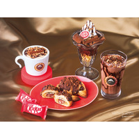 キットカットを丸ごと使用!サンマルクカフェ、“濃厚チョコ尽くし”パフェやチョコクロを11月6日販売開始 画像