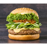 フレッシュネスバーガー、たっぷり九条ネギと西京味噌を使用した「黒毛和牛バーガー」26日より販売！ 画像