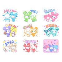 「TWICE LOVELYS」とサンリオキャラクターズのコラボデザインに注目！LINEスタンプ40種が販売決定 画像