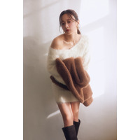 森香澄、女性らしさ引き立つニットコーデ披露！レディースブランド「RESEXXY」最新WEBカタログ公開 画像