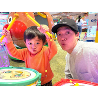 おばたのお兄さん、2歳息子と初めてテレビ