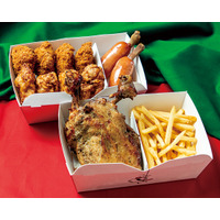 “骨付鳥ひな”が入った大ボリュームのメニュー！がブリチキン。、クリスマス限定「がブリマスBOX」を20日より販売 画像
