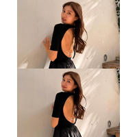 「王様のブランチ」リポーター・松元絵里花、ざっくり背中開きブラックコーデ披露！引き締まった美背中ショット公開 画像