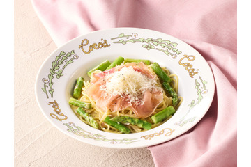 熟成生ハムと旬のアスパラガスを使ったクリームパスタも！ココス、5月限定メニュー3品を販売 画像