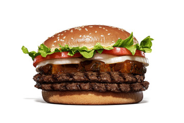 バーガーキング、夏限定「BBQステーキワッパー」19日より発売！牛バラステーキを豪快に重ねた新作 画像