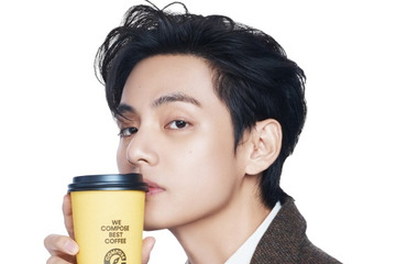 BTS・Vが広告モデル務める韓国コーヒーチェーン、マニラに1号店オープンで東南アジア進出本格化 画像