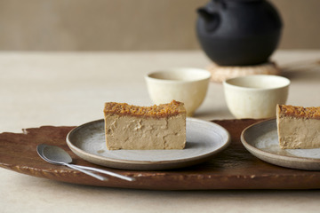 ほうじ茶ラテ×メープルの秋味！「Mr. CHEESECAKE Hojicha Maple」が数量限定で登場 画像