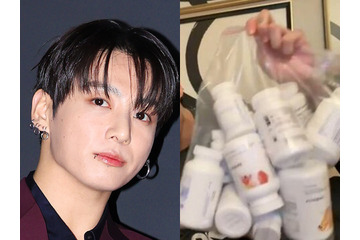 睡眠薬に肝機能の薬も…BTS・JUNG KOOK、常備している大きな“薬バッグ”を公開「いろいろある」 画像