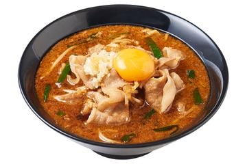 花月嵐に秋限定「スタミナ月見」登場！豚肉＆ニラに濃厚げんこつスープ 画像