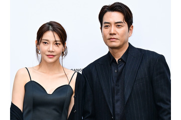 “美男美女”の韓国俳優夫婦、9歳の娘を初公開！家族3人でファッション誌に登場し話題 画像
