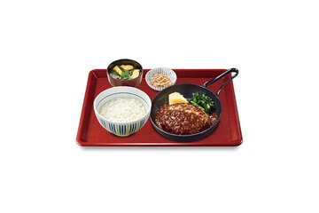 なか卯、味噌を隠し味にした「和風デミハンバーグ定食」発売！ 画像