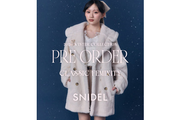 SNIDEL、乃木坂46・川﨑桜を起用した冬コレクションを先行予約 画像