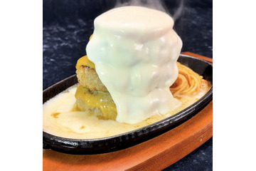 たっぷりチーズがたまらない！ステーキ宮、25日より「チーズヴェールハンバーグ」販売 画像