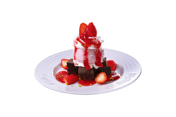 ビッグボーイ、春のいちごデザート登場！ブラウニー×いちごアイス×ピスタチオの贅沢サンデーが5日より販売 画像