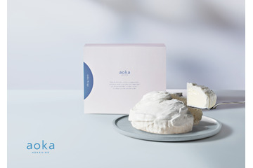 北海道産チーズケーキ「雪のようにやさしい」 aoka初の生菓子チーズケーキが大丸札幌に 画像