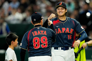 【WBC】大谷翔平、初戦2回表でグランドスラム！「お茶たてポーズ」で笑顔 画像