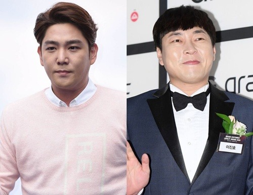 カンイン（左）とイ・ジンホ