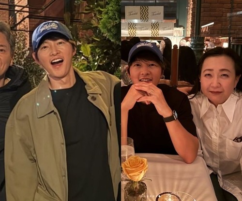 ソン・ジュンギ、イ・ミンジン作家