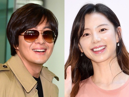 ペ・ヨンジュン(左)とパク・スジン