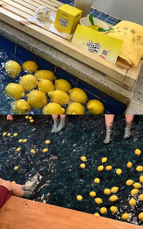 「レモン湯」足湯イベント