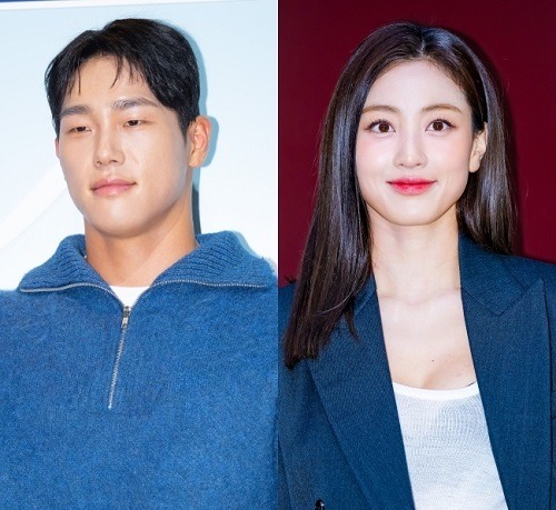 ユン・ソンビン(左)とTWICE・ジヒョ