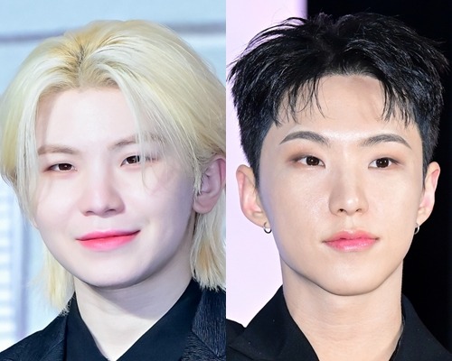 SEVENTEENのウジ(左)とホシ