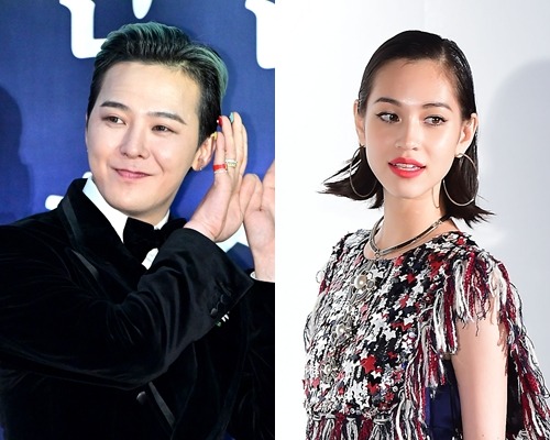 G-DRAGON(左)と水原希子