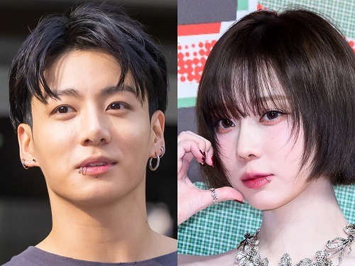 JUNG KOOK(左)とウィンター