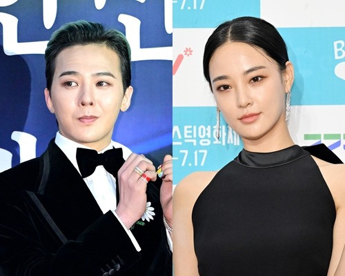 G-DRAGON(左)とイ・ジュヨン