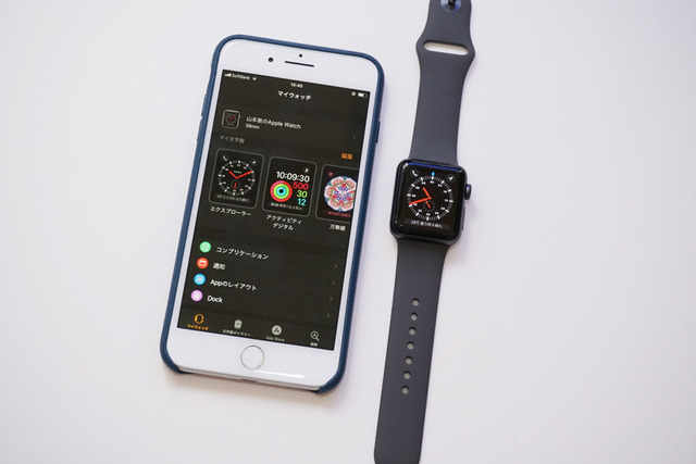 設定完了。watchOS 4がインストールされている