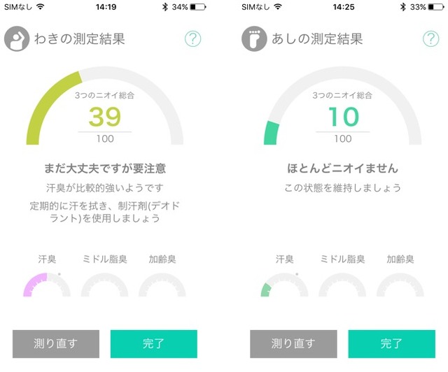 少し数値が高くなってくると、具体的なアドバイスも